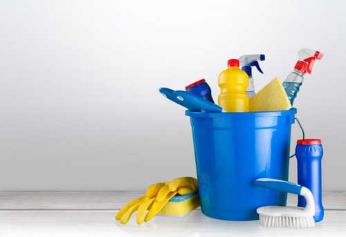 Staff member reporting an incident during a cleaning job