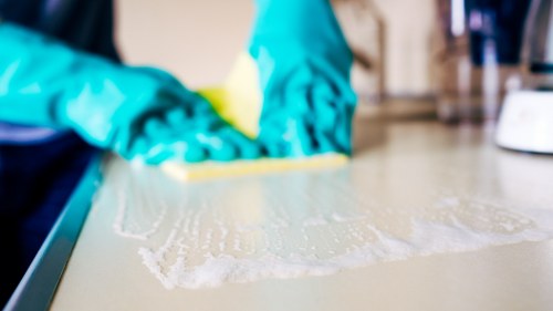 Clean and refreshed carpet after professional cleaning